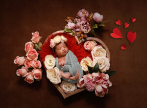 newborn wrapping photography